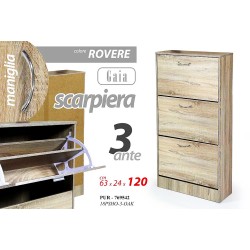 SCARPIERA 3 ANTE 63X24X120 BIANCO